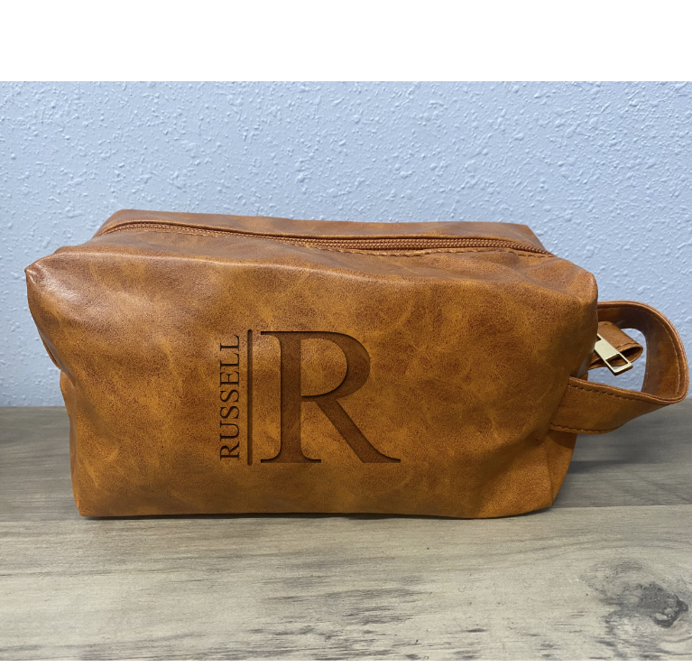 Personalized Toiletry Bag with Zipper
