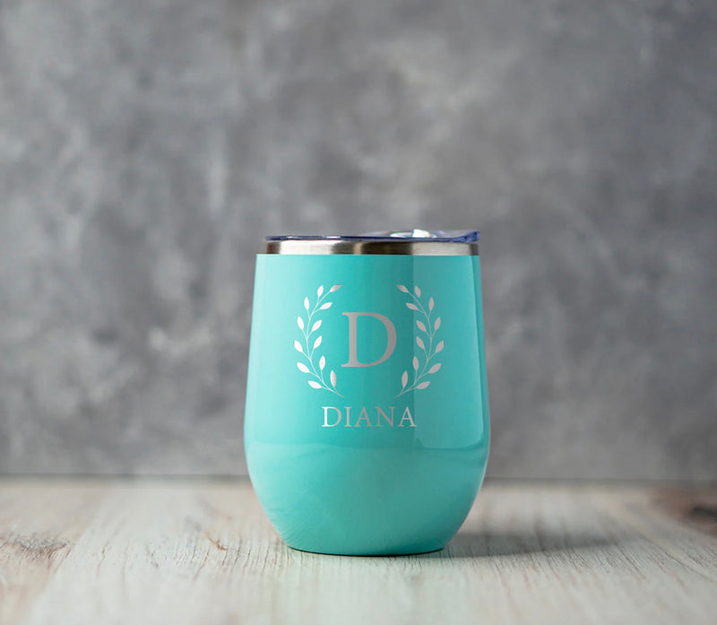 Personalized Wine Tumbler 12 oz