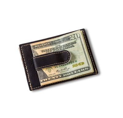 Personalized Men's Slim Black Wallet