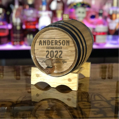 Personalized 3 Liter Oak Aging Barrel