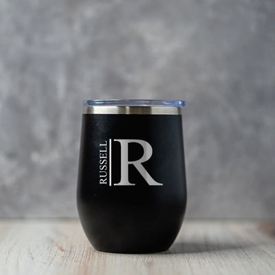 Personalized Wine Tumbler 12 oz