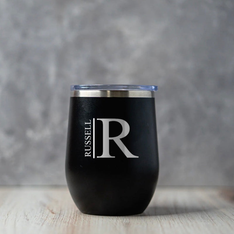 Personalized Wine Tumbler 12 oz