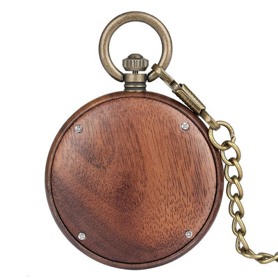 Personalized Wooden Pocket Watch | Clasico