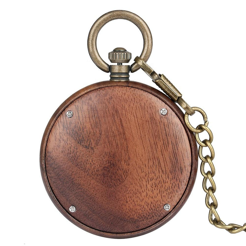 Personalized Wooden Pocket Watch | Clasico