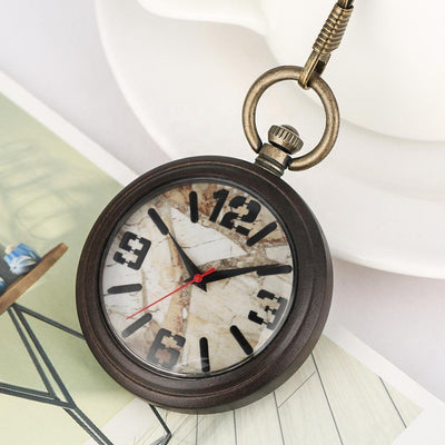 Personalized Wooden Pocket Watch | Tinto
