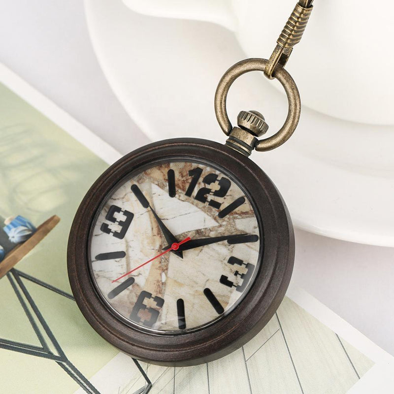 Personalized Wooden Pocket Watch | Tinto