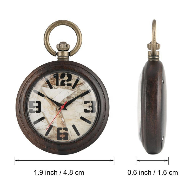 Personalized Wooden Pocket Watch | Tinto