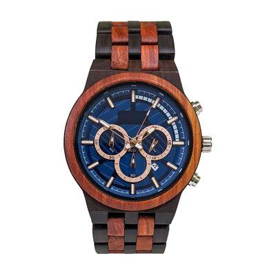 Personalized Digno Wooden Watch | Black Red
