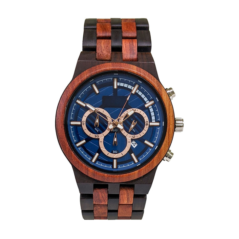 Personalized Digno Wooden Watch | Black Red