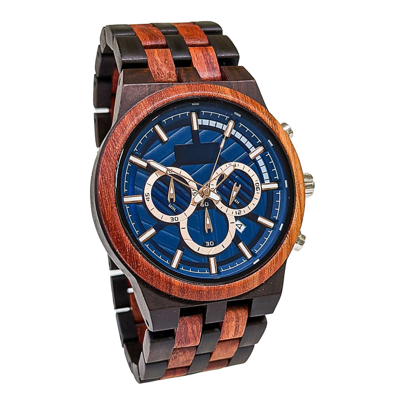Personalized Digno Wooden Watch | Black Red