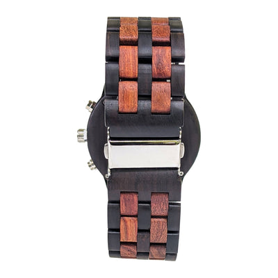 Personalized Digno Wooden Watch | Black Red