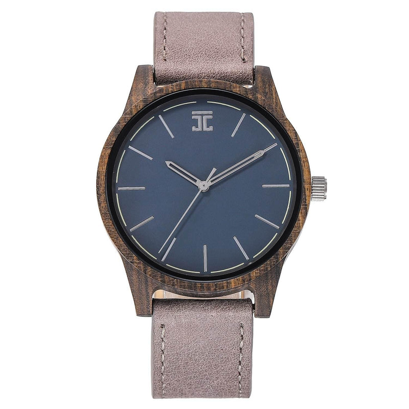 Atlantic Dark Sandalwood w/ Blue Face Watch
