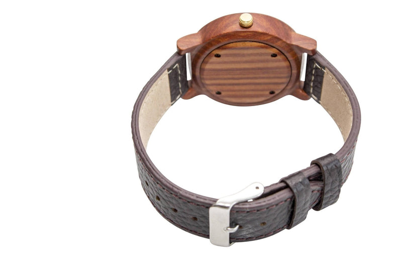 Personalized Arce Wooden Watch | Red