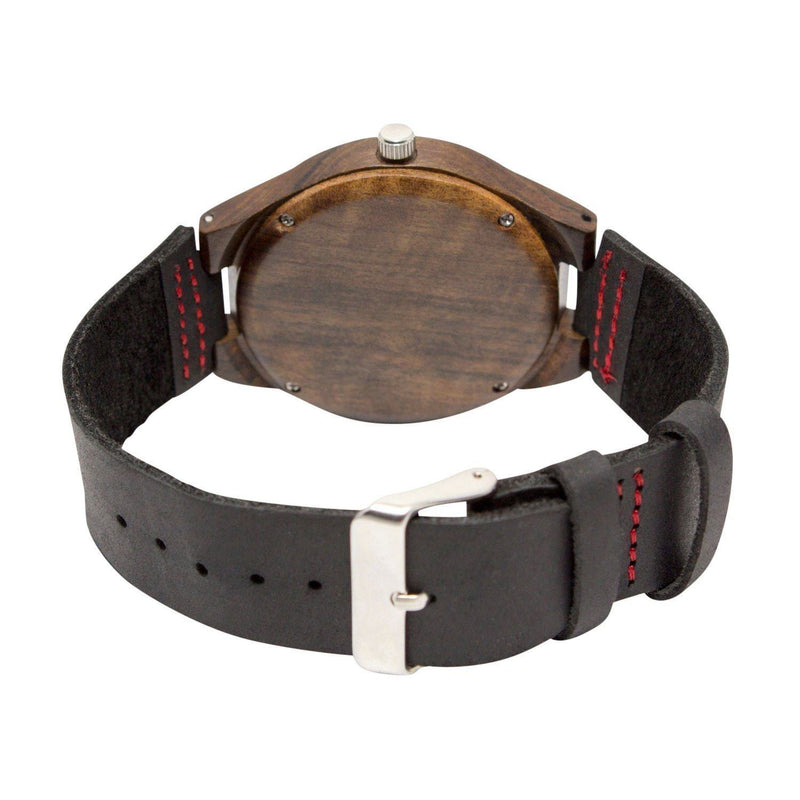 Personalized Energico Wooden Watch | Red