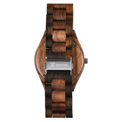 Hex Walnut & Dark Sandalwood Watch