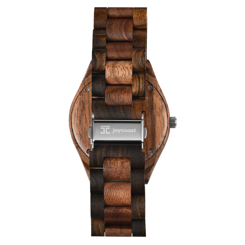 Hex Walnut & Dark Sandalwood Watch