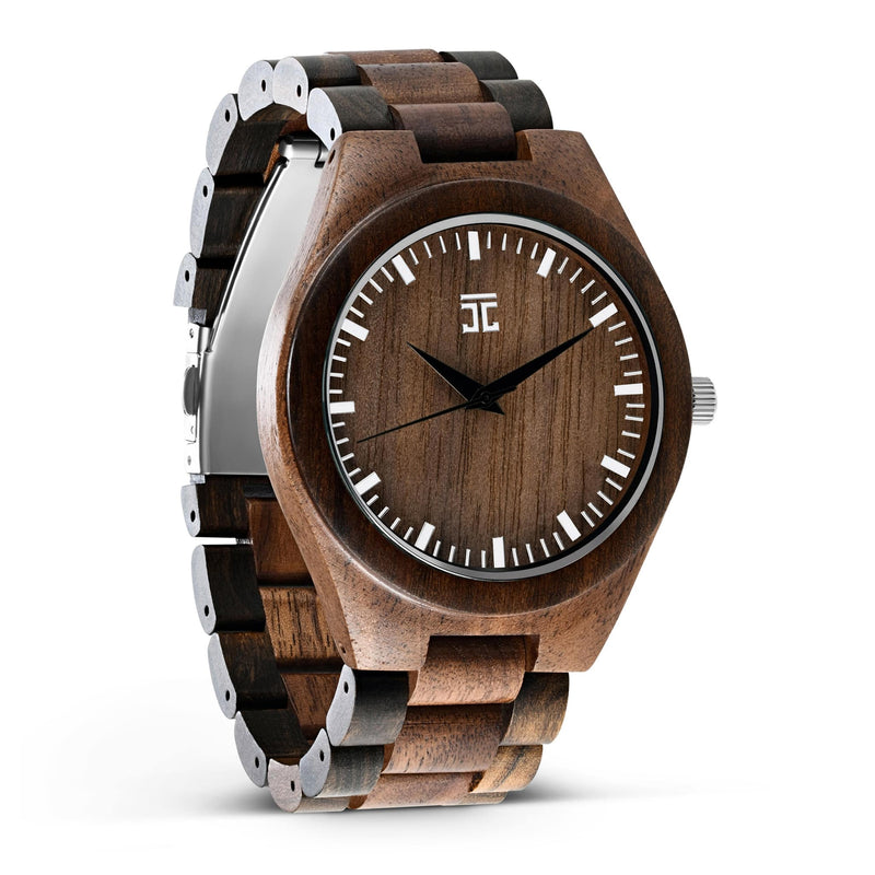 Hex Walnut & Dark Sandalwood Watch