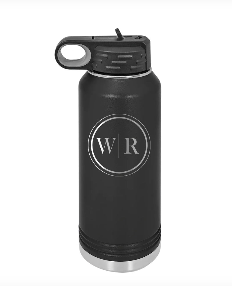 Personalized Bridesmaid Water Bottles 32 oz