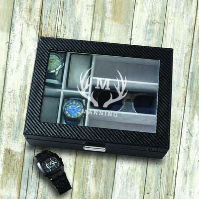 Personalized Watch Box & Sunglasses Box