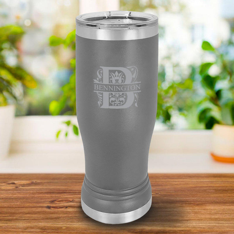 Personalized 20oz Pilsner - Gray