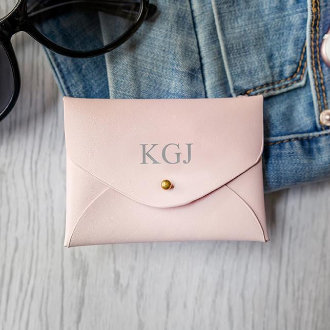 Personalized Vegan Leather Bridesmaid Wallets