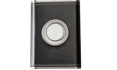 Leather Flask with Folding Shot Glass