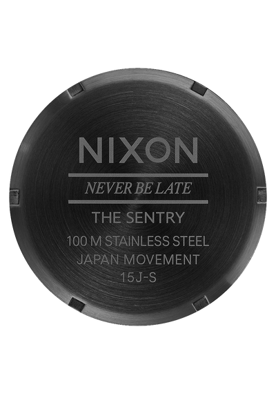 Nixon Sentry Leather - All Black
