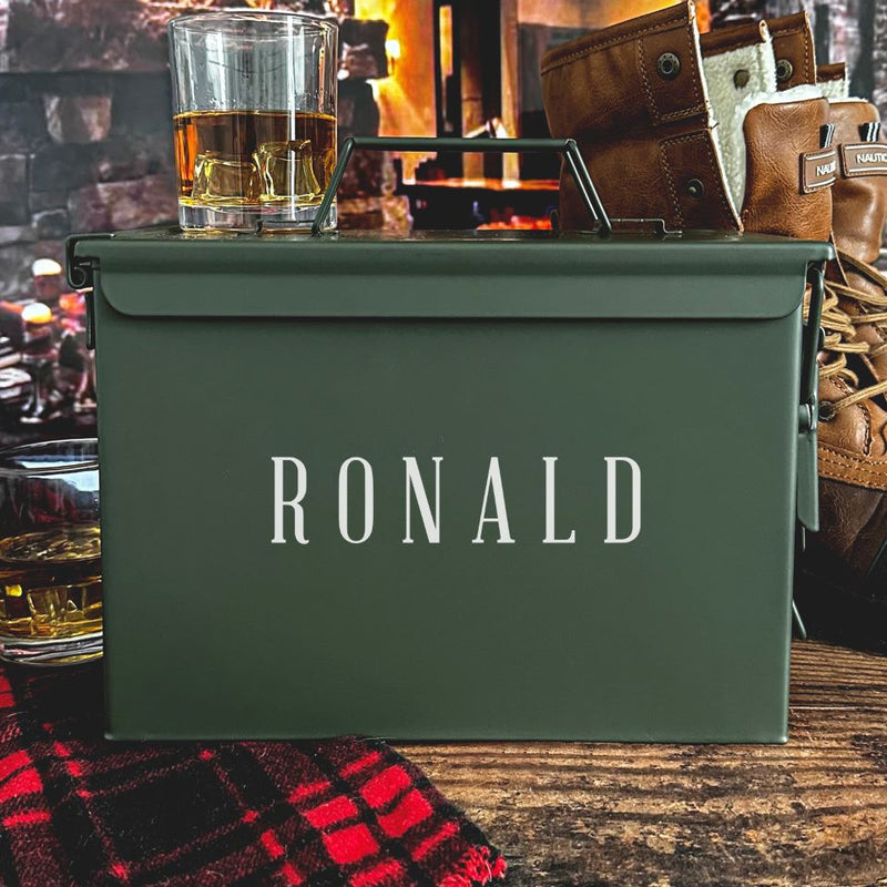 Personalized Groomsmen Recon Metal Box