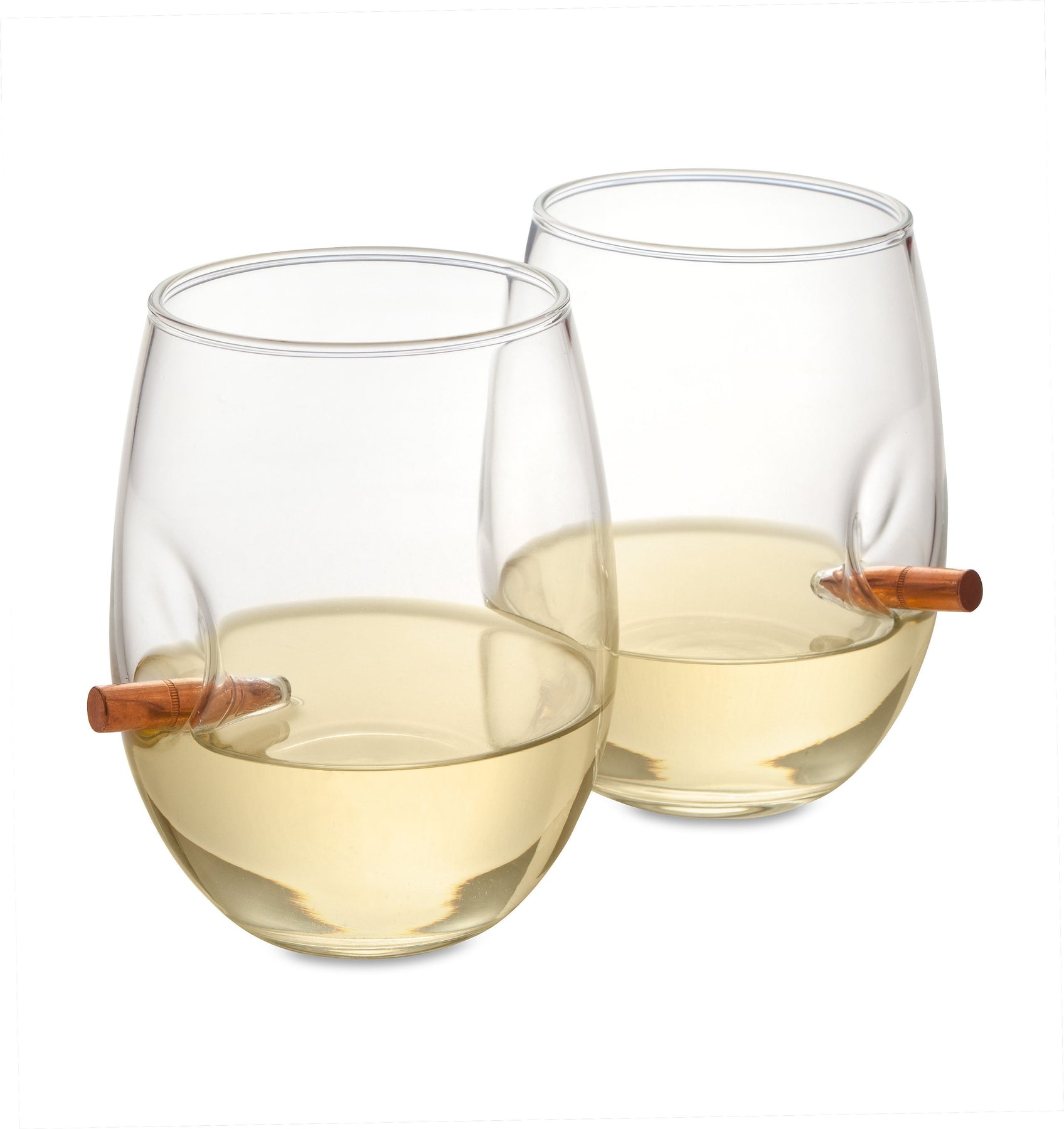 Personalised Set of 2 Red & White Wine Glass Custom Engraved 