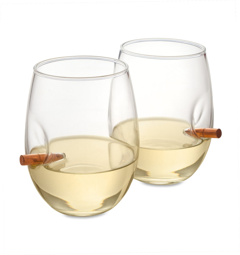 Personalized Bridesmaid Bulletproof Wine Glasses - Set of 2-