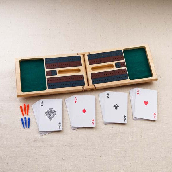 Personalized Wood Cribbage Set-