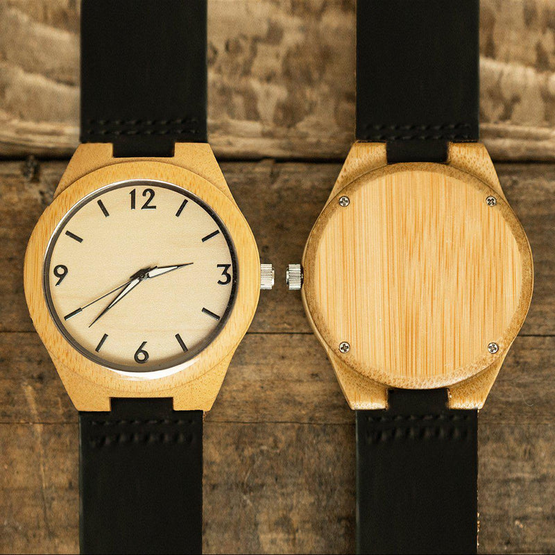 Personalized Wood Watches for Dad