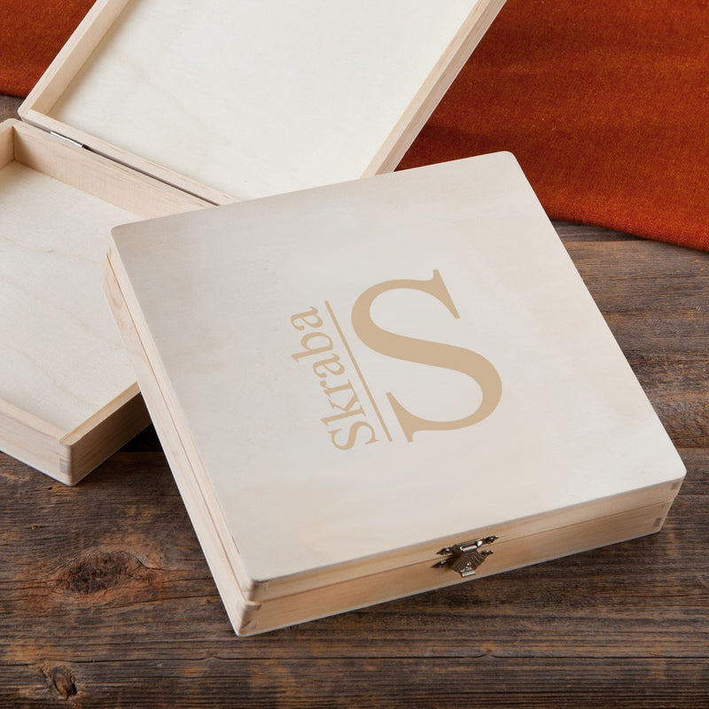 Personalized Keepsake Box - Humidor - Wooden - Groomsmen Gifts-Modern-