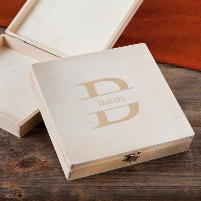 Personalized Keepsake Box - Humidor - Wooden - Groomsmen Gifts-Stamped-