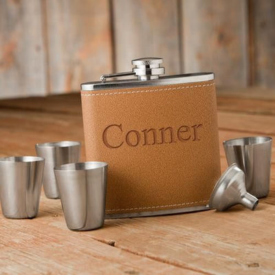 Personalized Flasks - Shot Glasses - Hide & Stitch - Groomsmen Gifts-