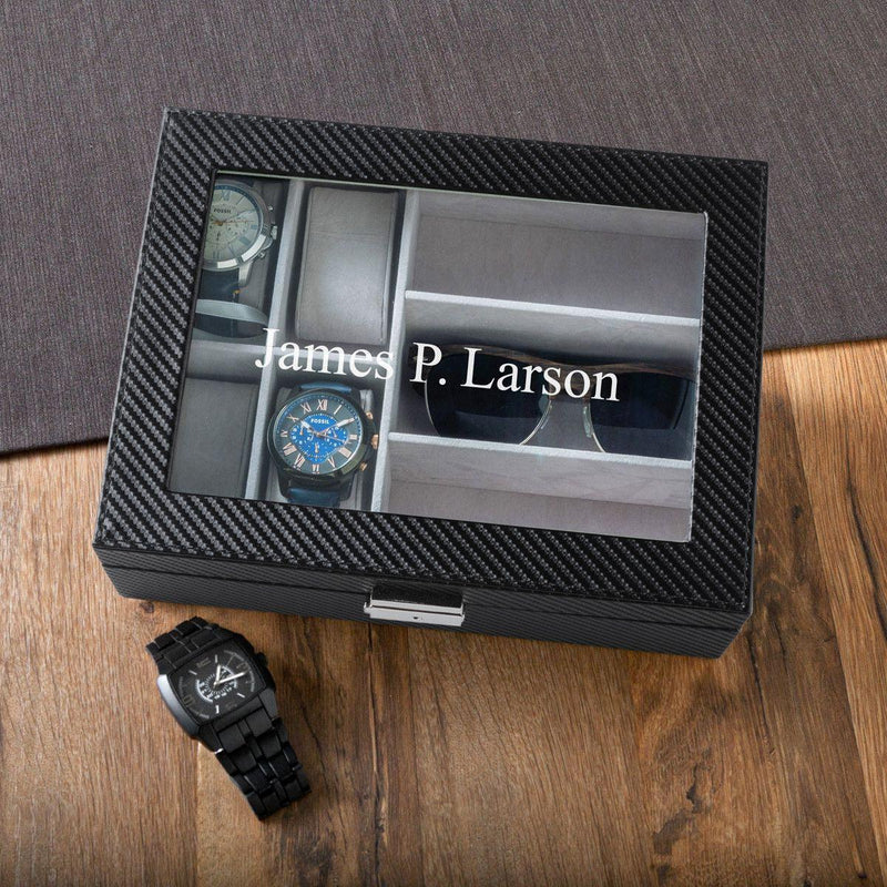 Personalized Watch Box & Sunglasses Box