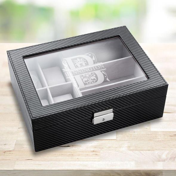 Personalized men's watch best sale and sunglasses box
