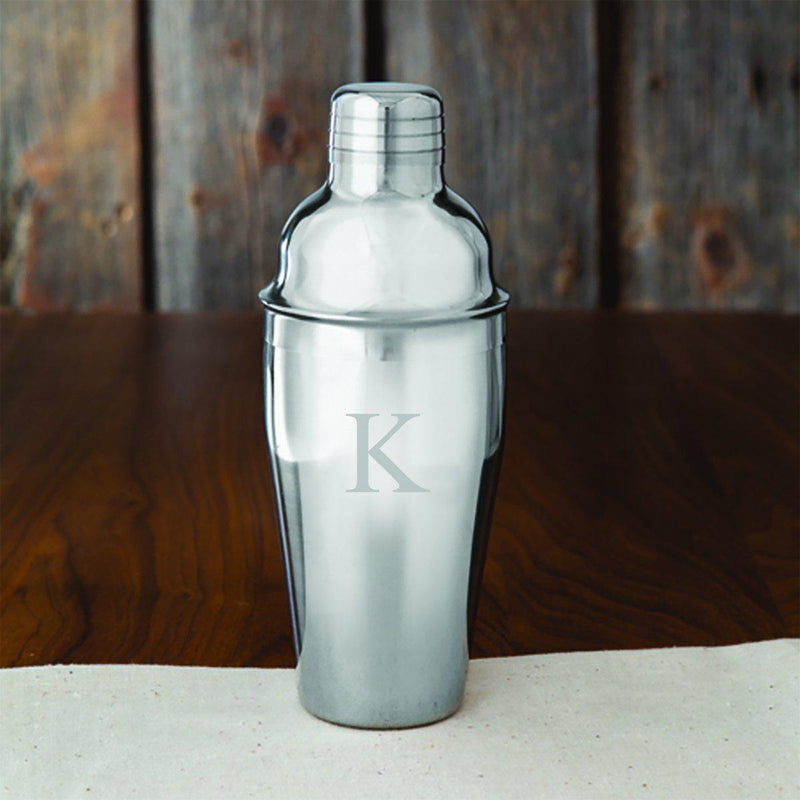 Groomsmen Personalized 20 oz. Stainless Steel Cocktail Shaker-Bar Accessories-JDS-SingleInitial-