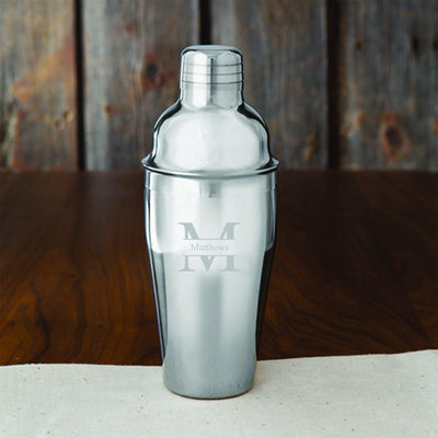 Groomsmen Personalized 20 oz. Stainless Steel Cocktail Shaker-Bar Accessories-JDS-Stamped-