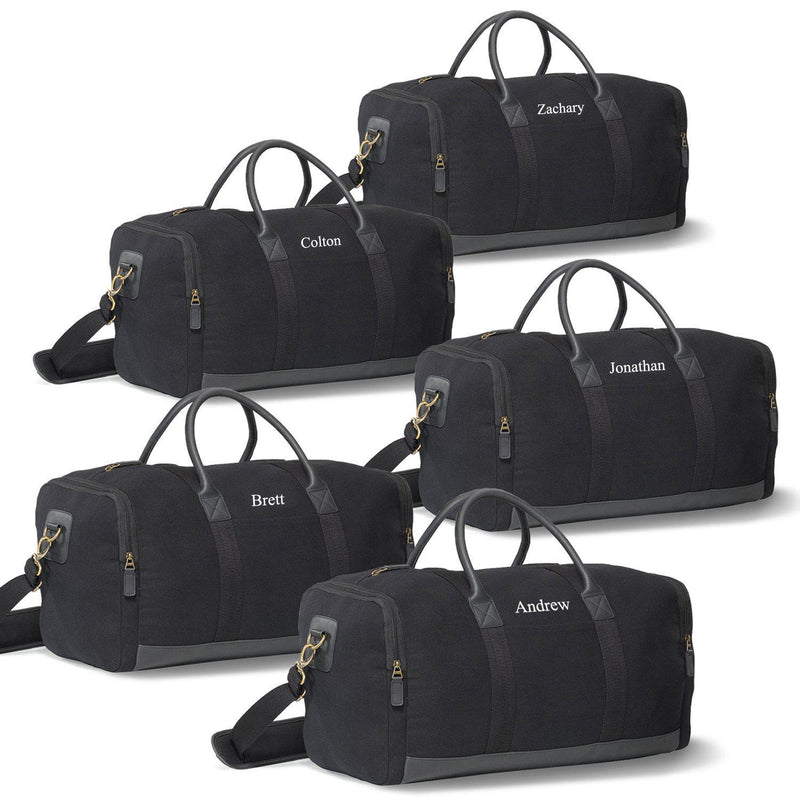 Personalized Trappers Supply Canvas Duffel Bags - Set of 5