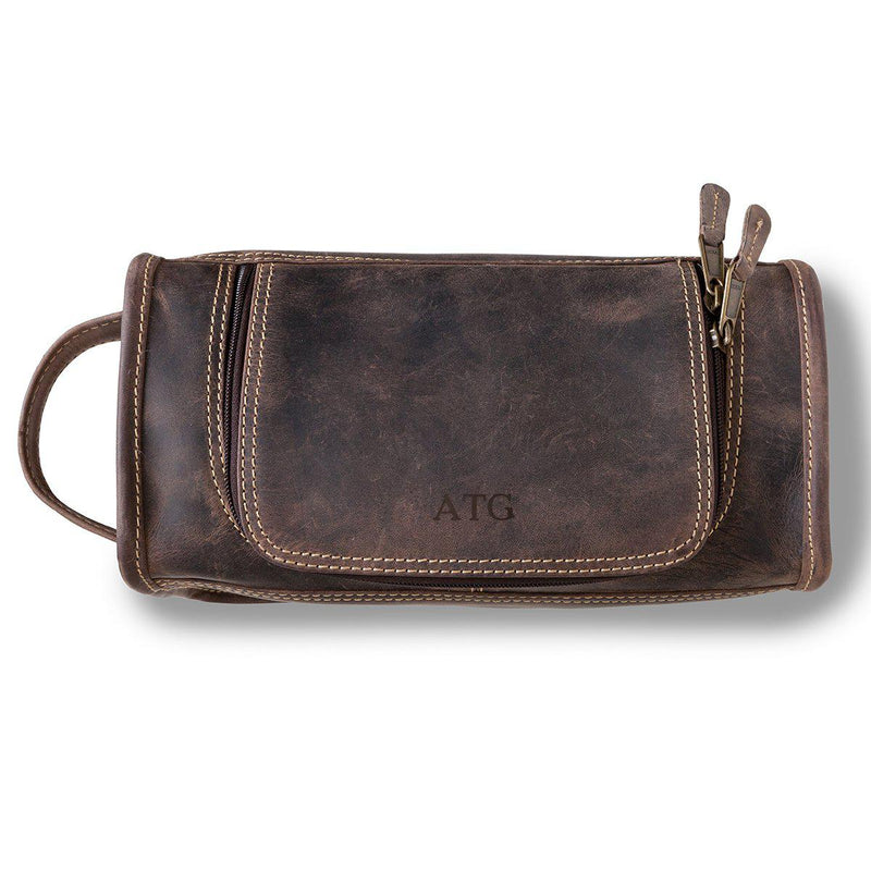 Personalized Distressed Brown Borello Travel Travel Bag-Travel Gifts-JDS-Blind-