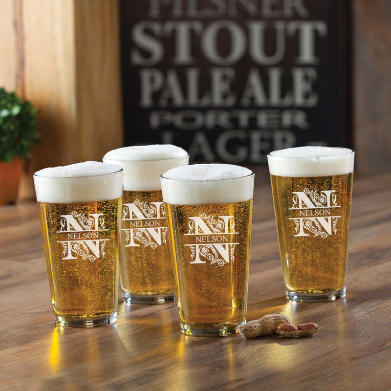 Personalized 16 oz. Pint Glasses