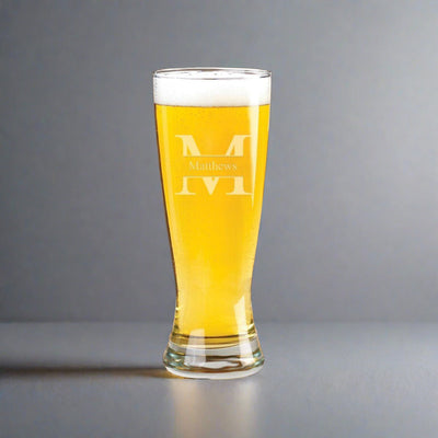 Personalized Pilsner Beer Glasses 20 oz.