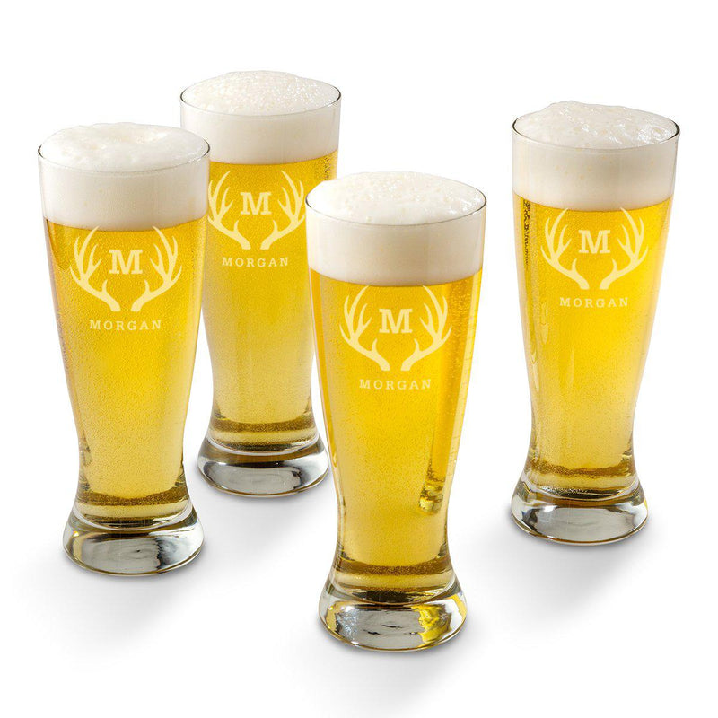 Personalized Beer Glasses (sets of 4)