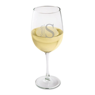 Personalized White Wine Glass-Barware-JDS-Modern-