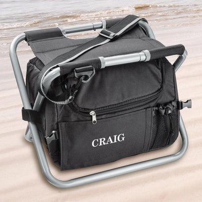 Personalized Set of 5 Groomsmen Cooler Chairs