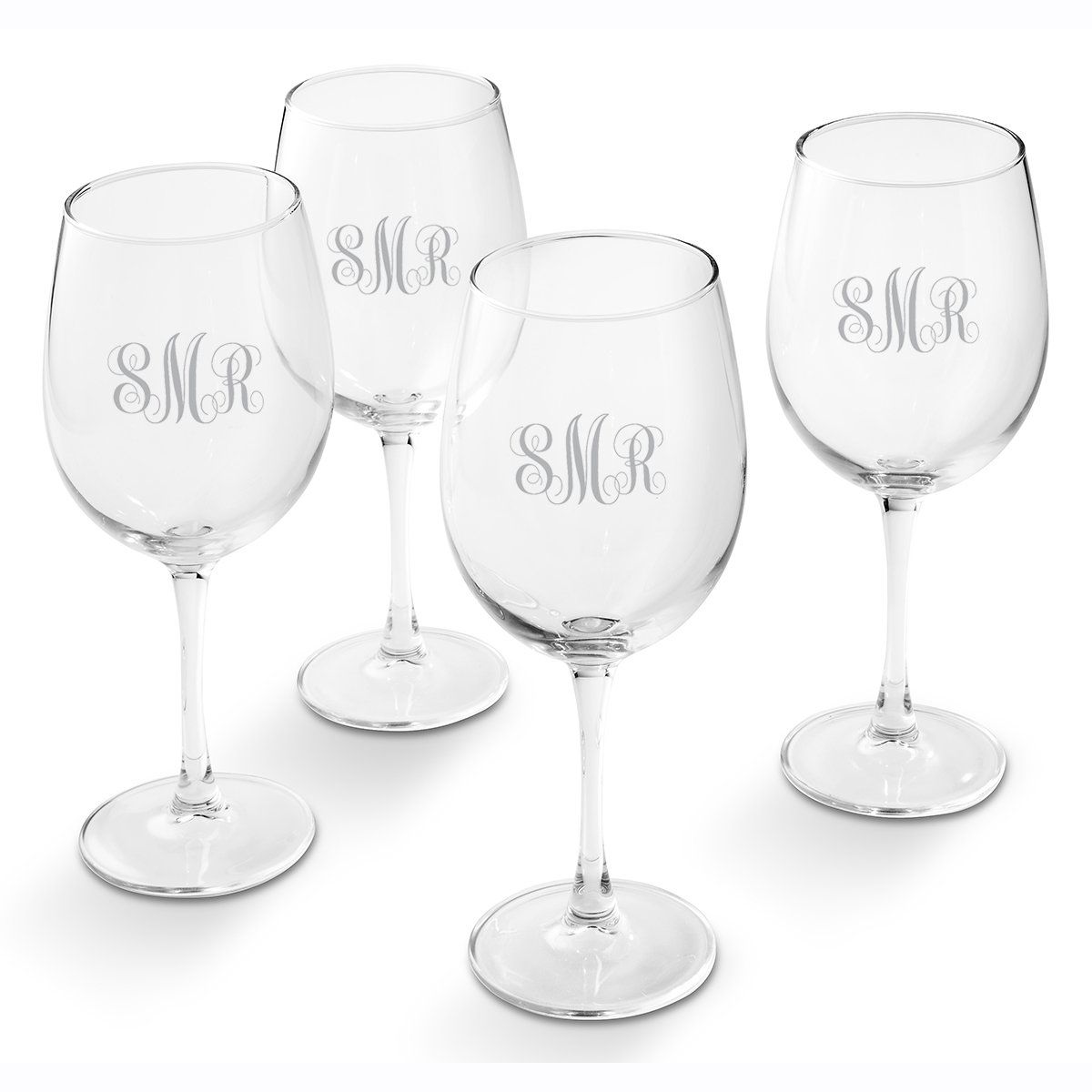 Personalized Monogram Wine Glass (Single)