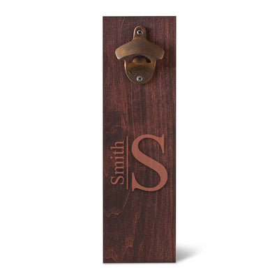 Personalized Bottle Opener - Wall Mounted - Groomsmen Gifts-Modern-
