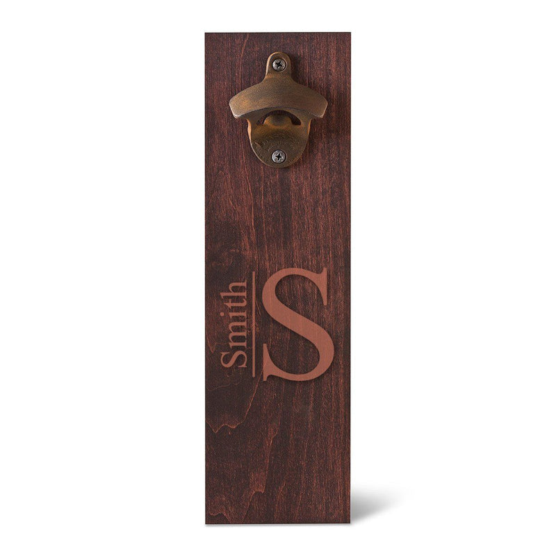 Personalized Bottle Opener - Wall Mounted - Groomsmen Gifts-Modern-