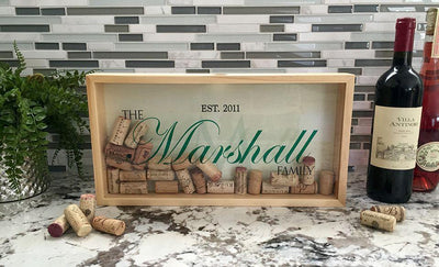 Personalized Wine Cork Keepers - Large